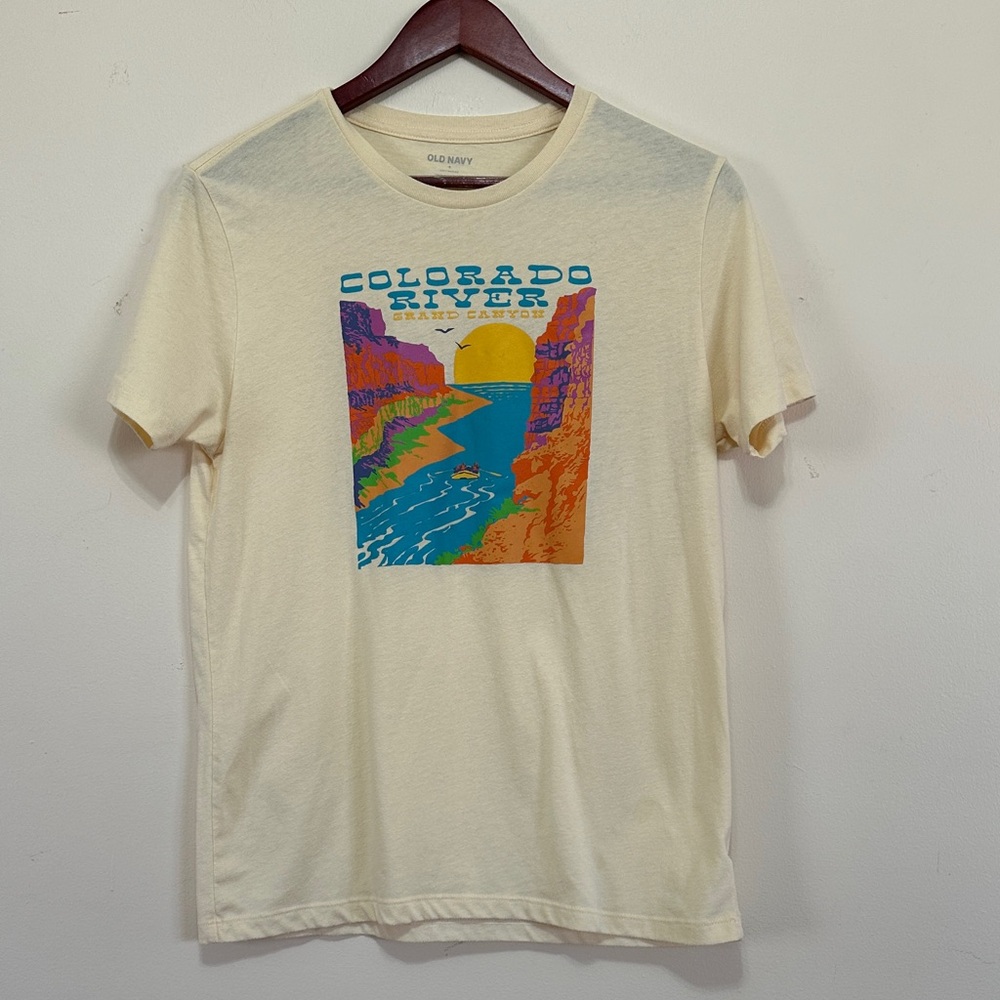 Old Navy Beige Colorado River Tee